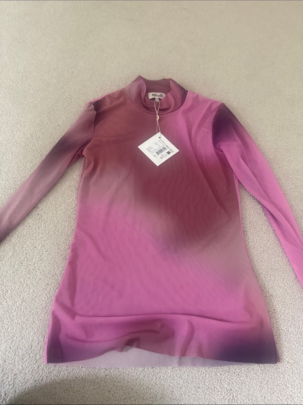 Baum Und Pferdgarten pink/purple turtleneck size small